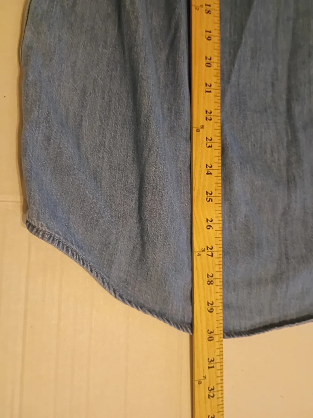 Levi's Men's Light Blue Denim Short Sleeve Shirt Sz XL